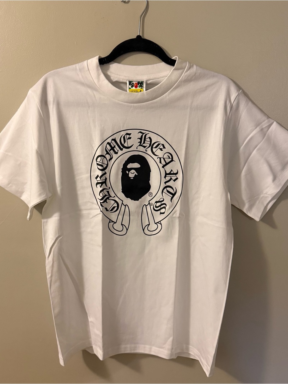 Chrome Hearts White Graphic Short Sleeve Tee
